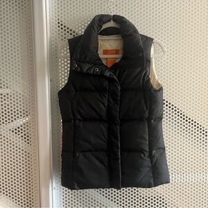 Joe Fresh Duck Down and Feather Puffer Vest Size Small in Black Nylon